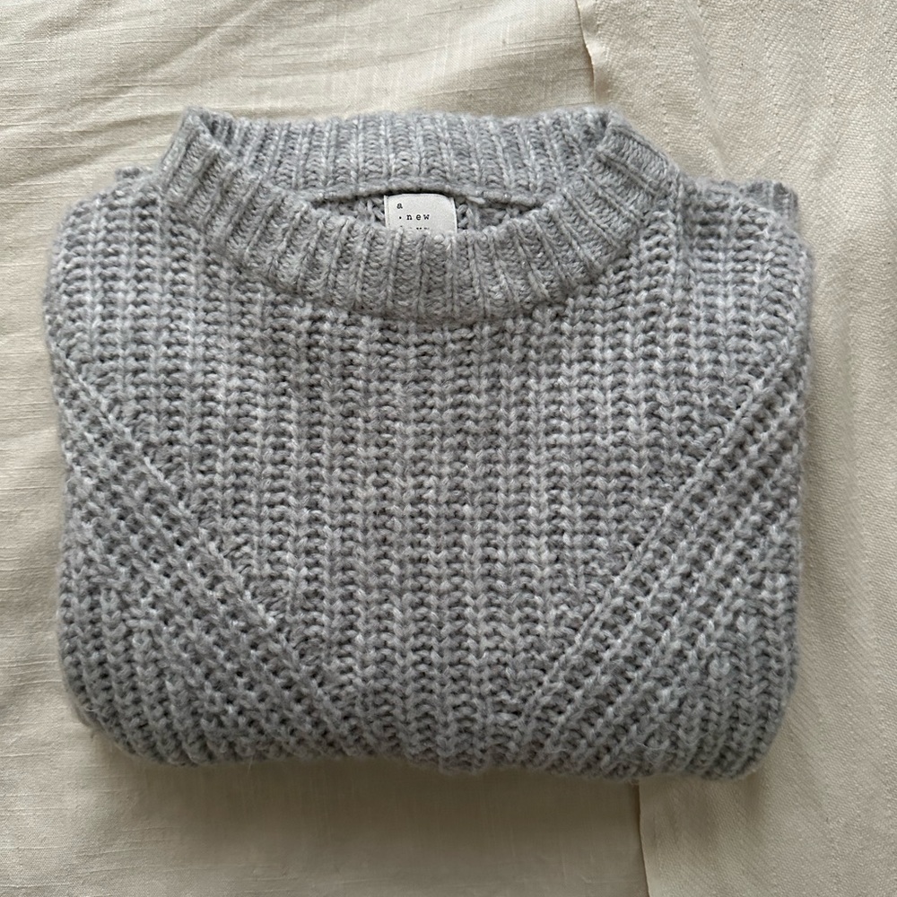 Knit Sweater Grey